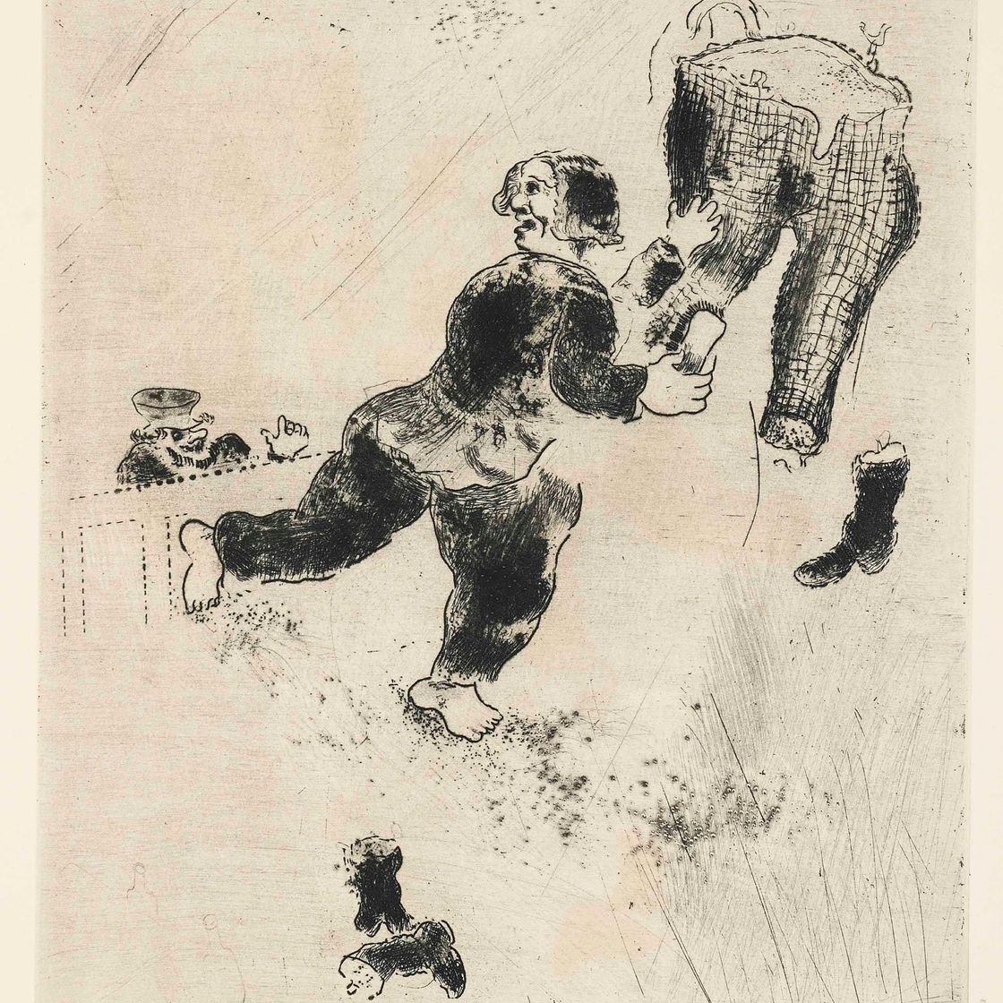 Marc Chagall — Николай Гоголь, "Смертельное пламя" (17 книг Крамера), изображение 2