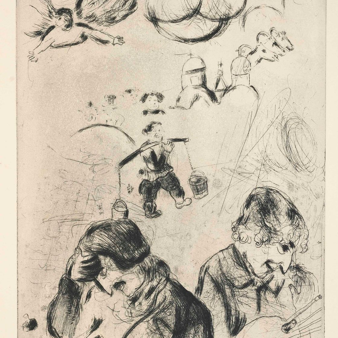 Marc Chagall — Николай Гоголь, "Смертельное пламя" (17 книг Крамера), изображение 4