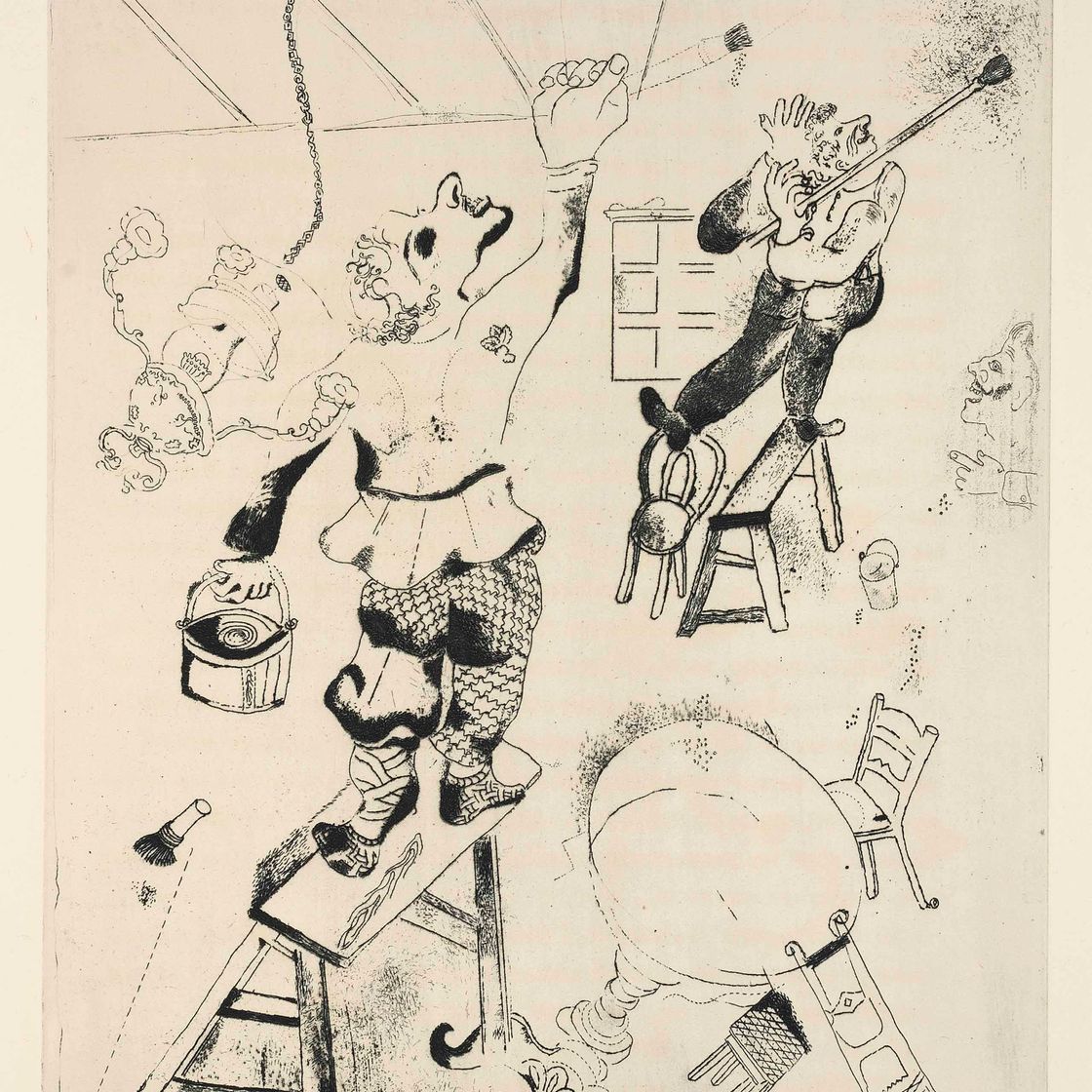 Marc Chagall — Николай Гоголь, "Смертельное пламя" (17 книг Крамера), изображение 5