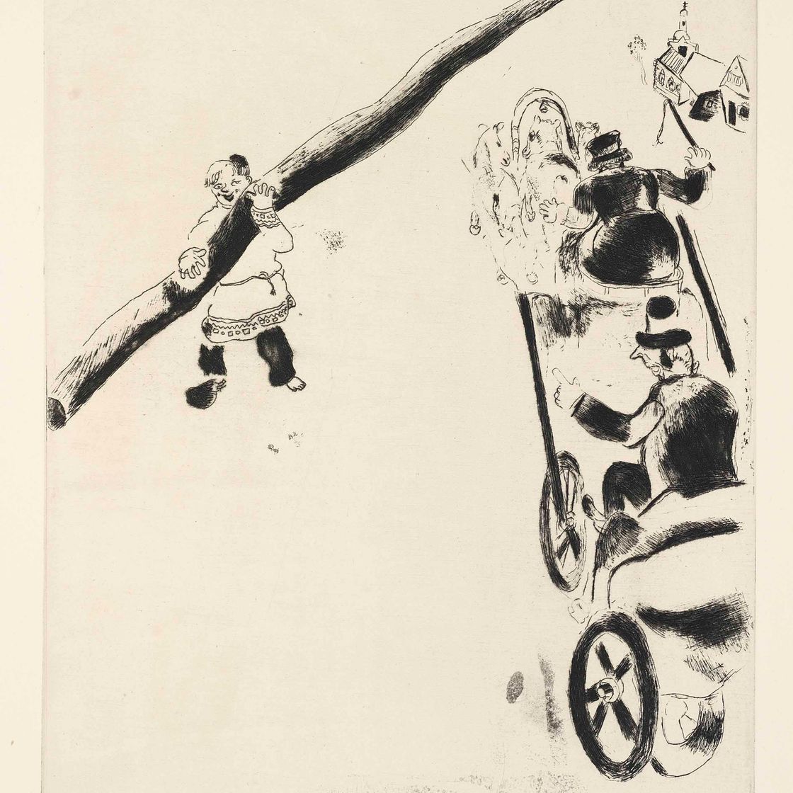 Marc Chagall — Николай Гоголь, "Смертельное пламя" (17 книг Крамера), изображение 6