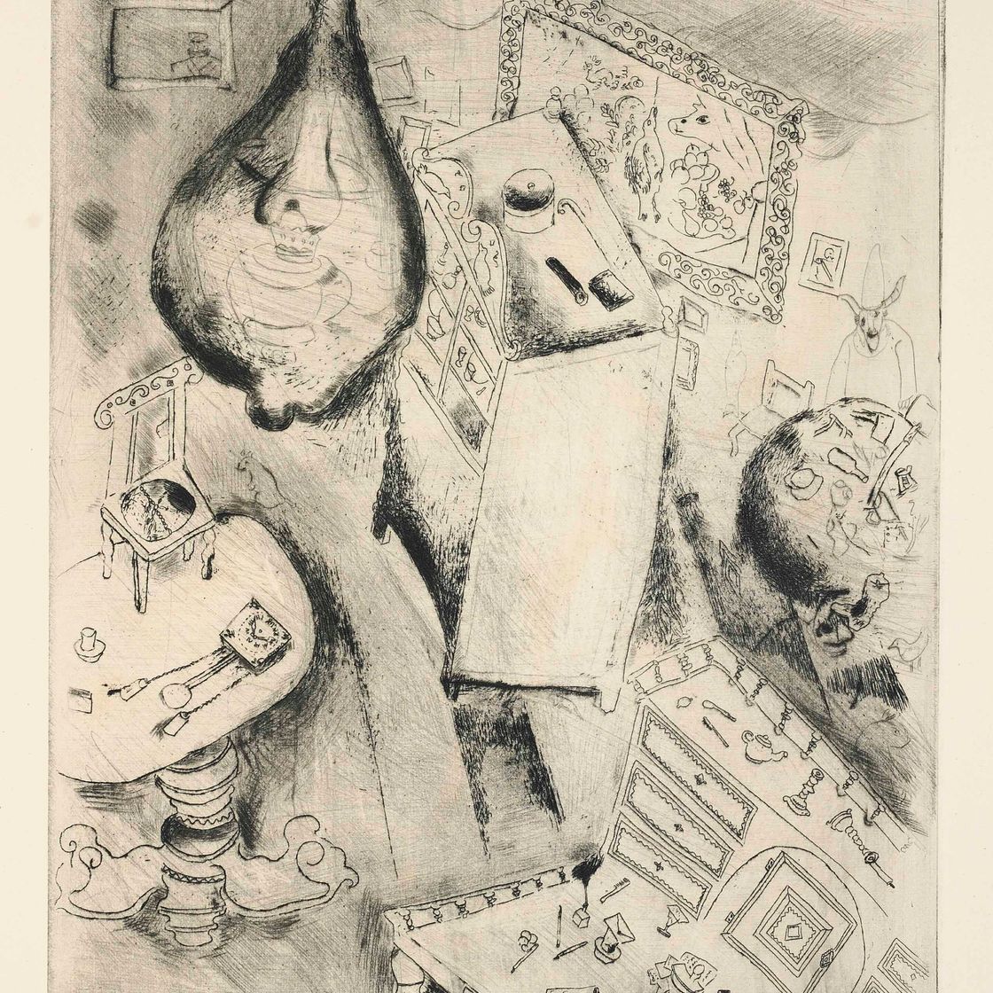 Marc Chagall — Николай Гоголь, "Смертельное пламя" (17 книг Крамера), изображение 7