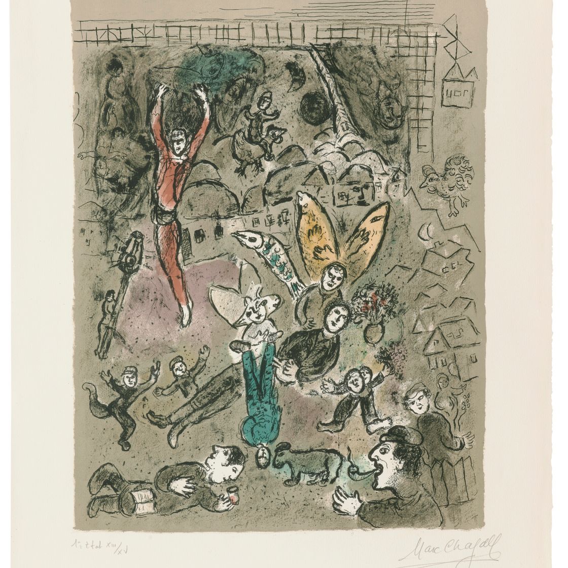 Marc Chagall — Фантастическая композиция (1-й год выпуска)