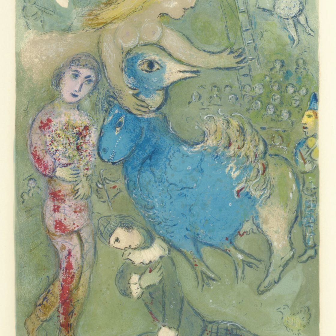 Marc Chagall — Фронтиспис из Cirque (М. 490; см. C. books 68)