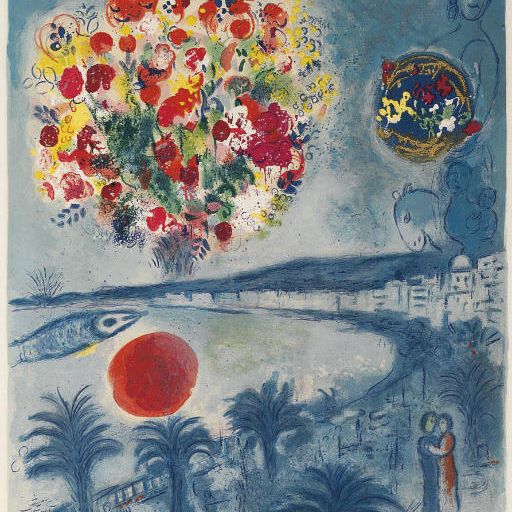 Marc Chagall — Отдыхающий в отеле Le Soleil, из Ниццы и Лазурного берега (Шарль Сорлье, 26 лет)