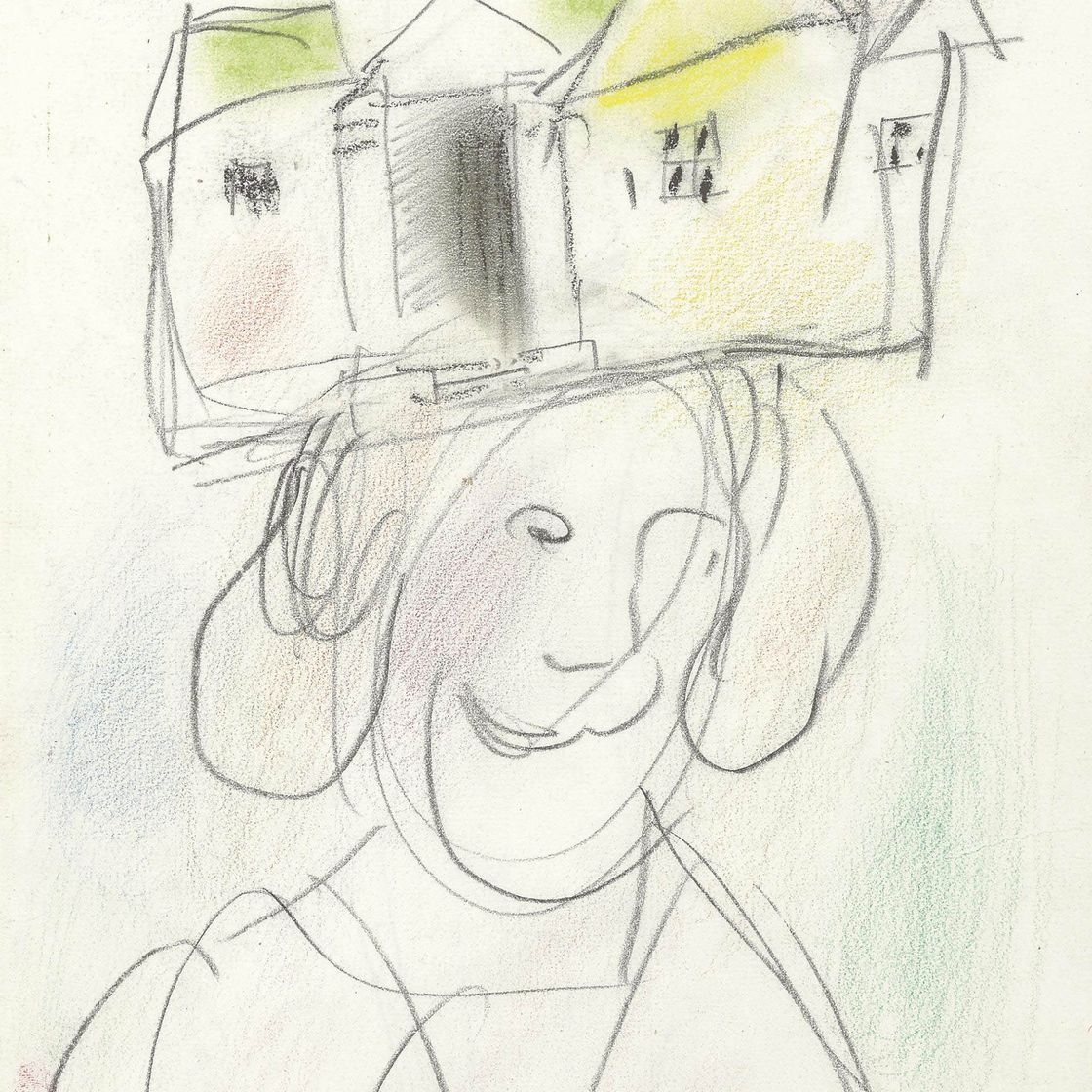 Marc Chagall — Козак и сын ангела