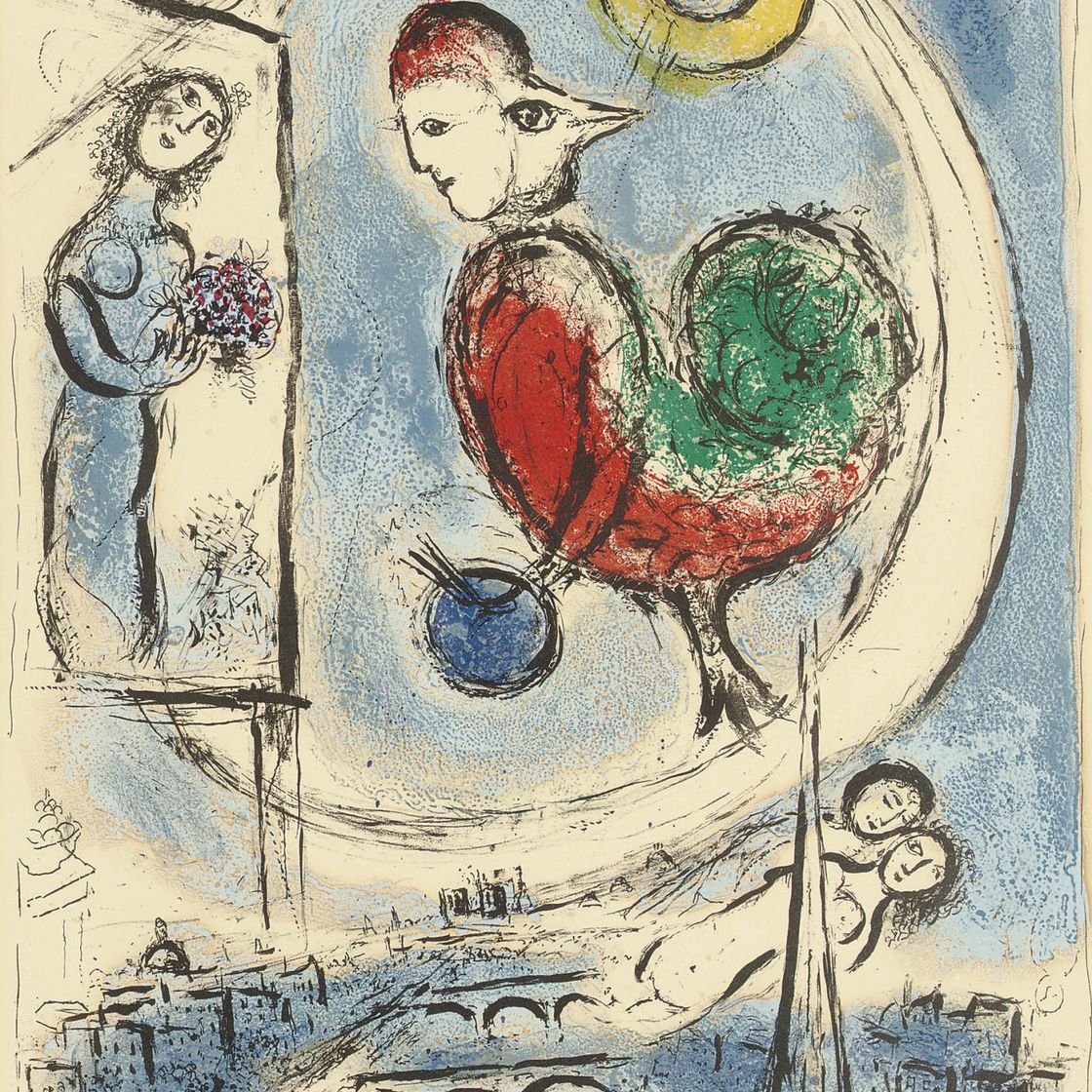 Marc Chagall — Ле-кок в Париже (M. 223)