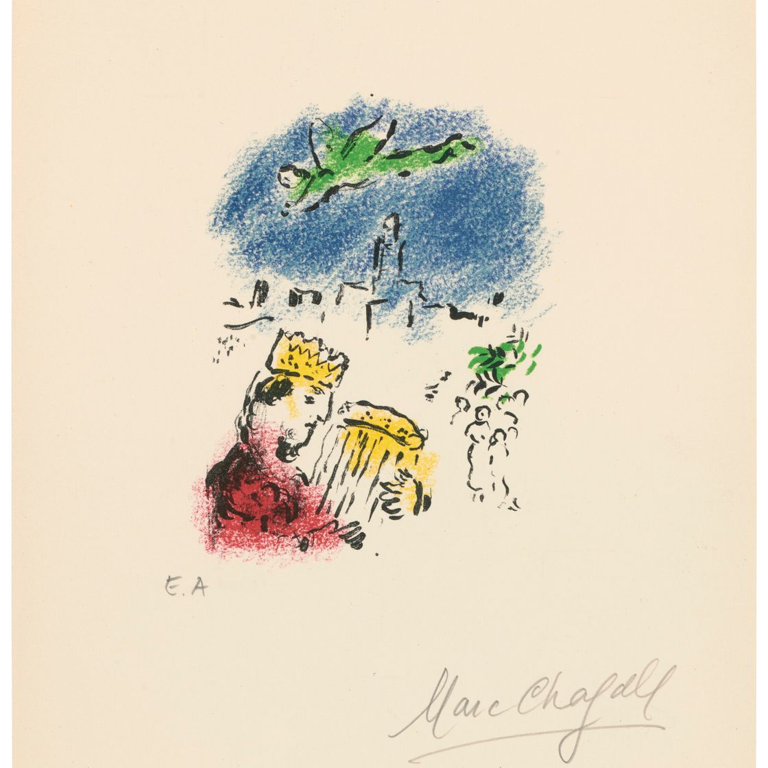 Marc Chagall — Дэвид