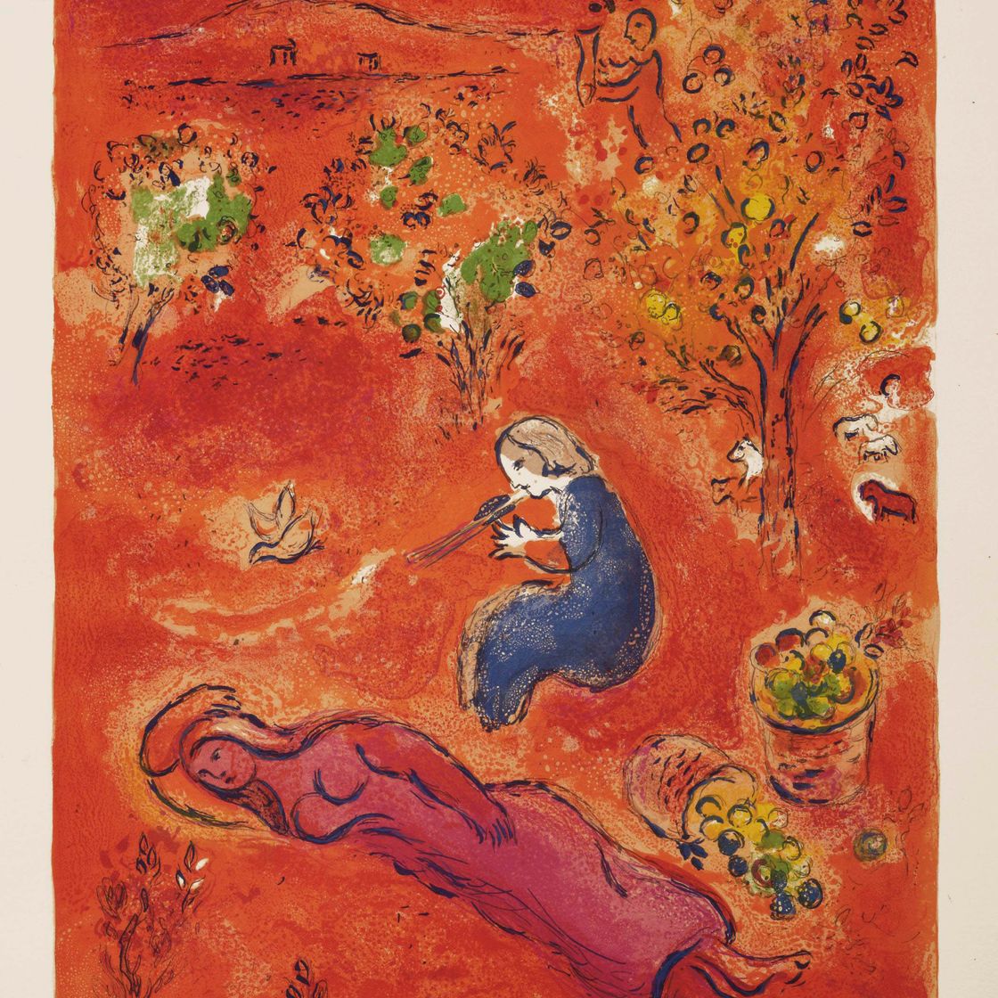 Marc Chagall — Миди, "Эте", от: Дафнис и Хлоя (M. 318)