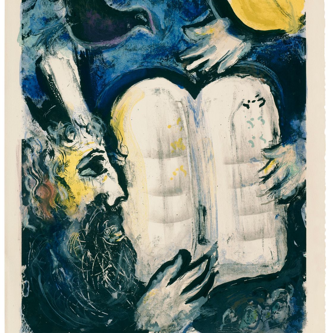 Marc Chagall — Моисей и столики Любви