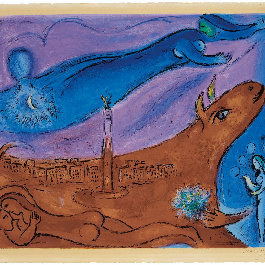 Marc Chagall — Взятие Бастилии