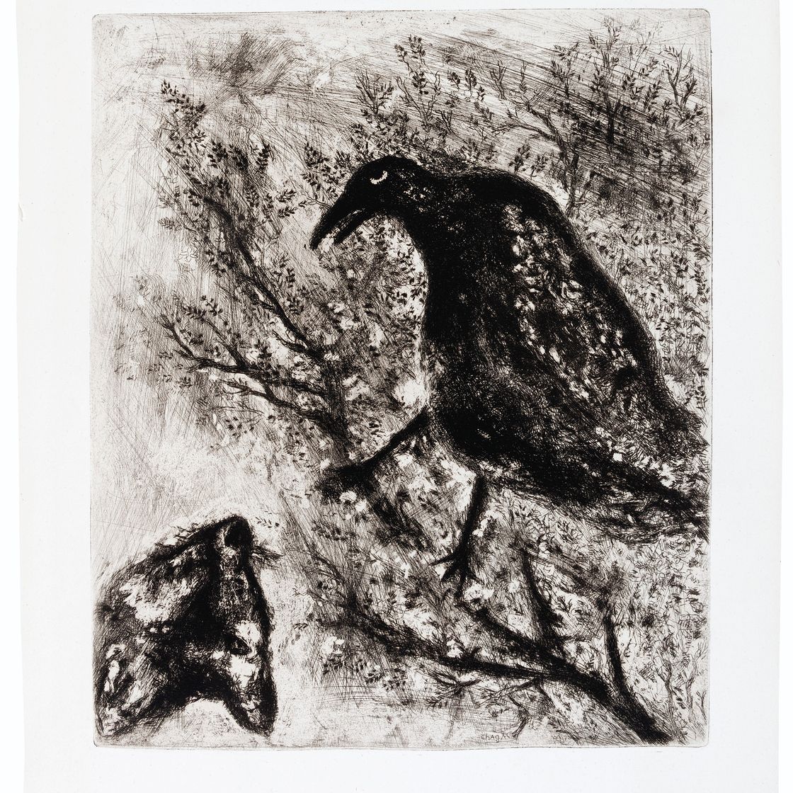 Marc Chagall — Жан де Лафонтен, "Басни", Париж, издательство "Tériade Editeur", 1952, изображение 2