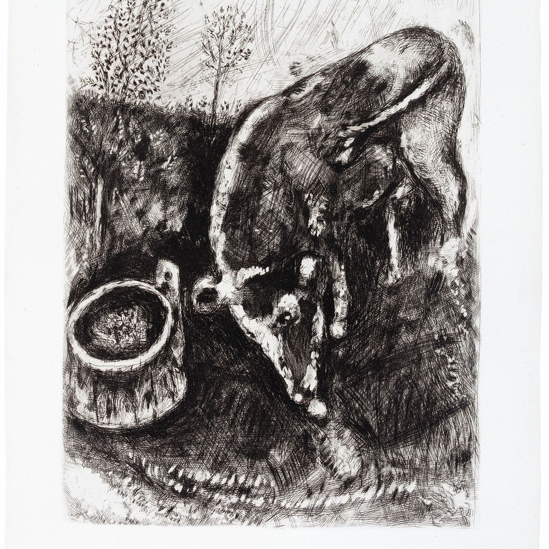 Marc Chagall — Жан де Лафонтен, "Басни", Париж, издательство "Tériade Editeur", 1952, изображение 3