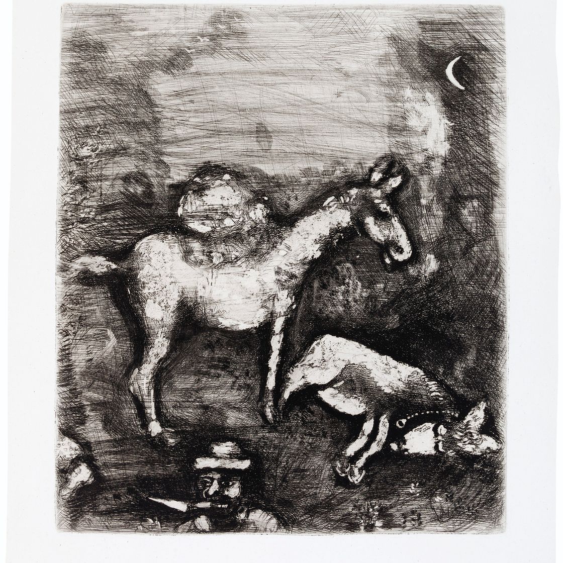 Marc Chagall — Жан де Лафонтен, "Басни", Париж, издательство "Tériade Editeur", 1952, изображение 4