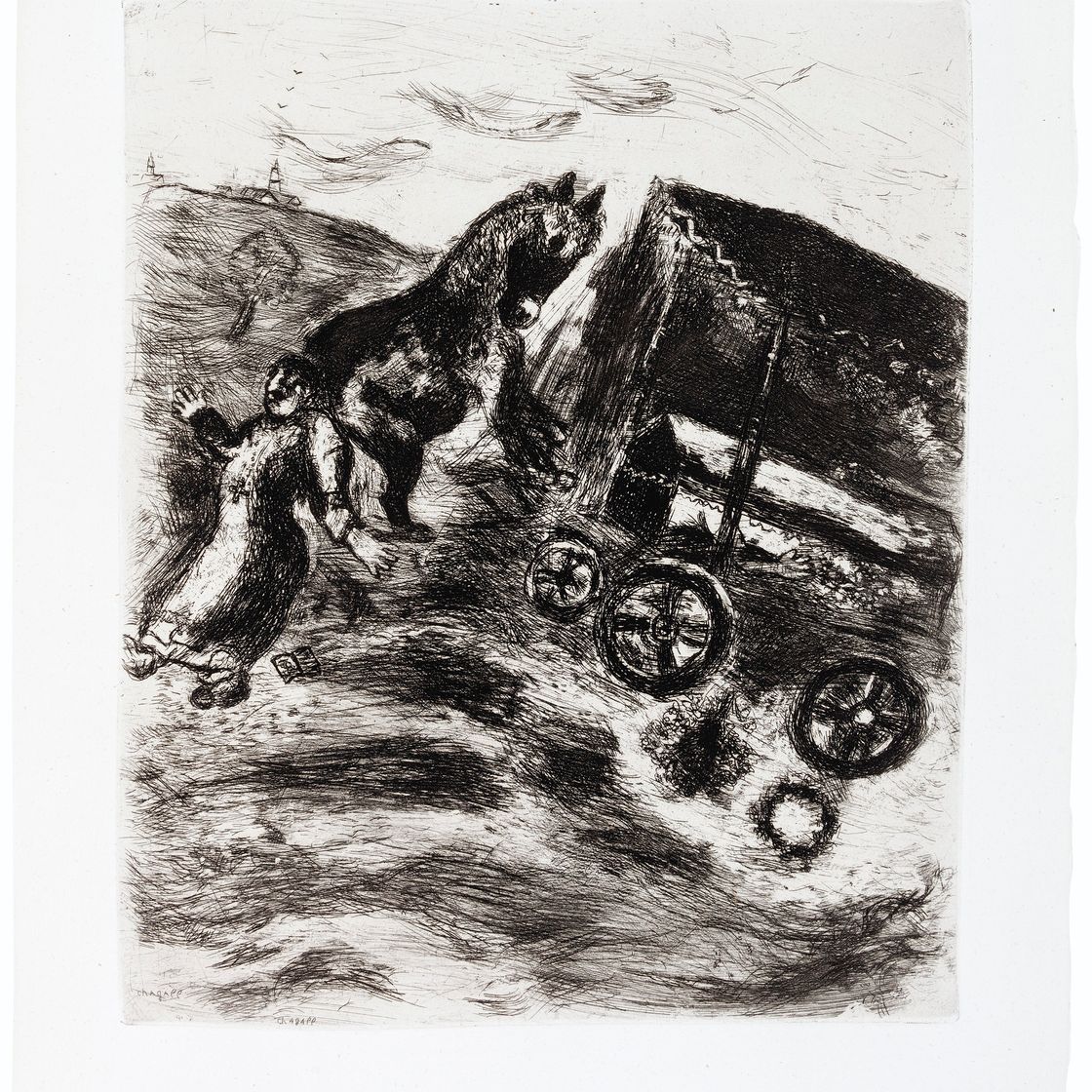 Marc Chagall — Жан де Лафонтен, "Басни", Париж, издательство "Tériade Editeur", 1952, изображение 9