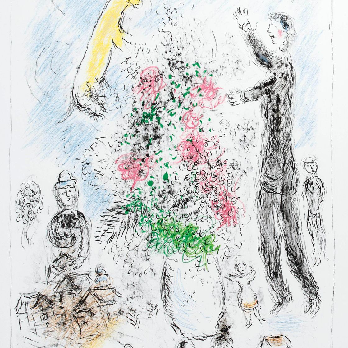 Marc Chagall — Лесные лилы (M. 975)
