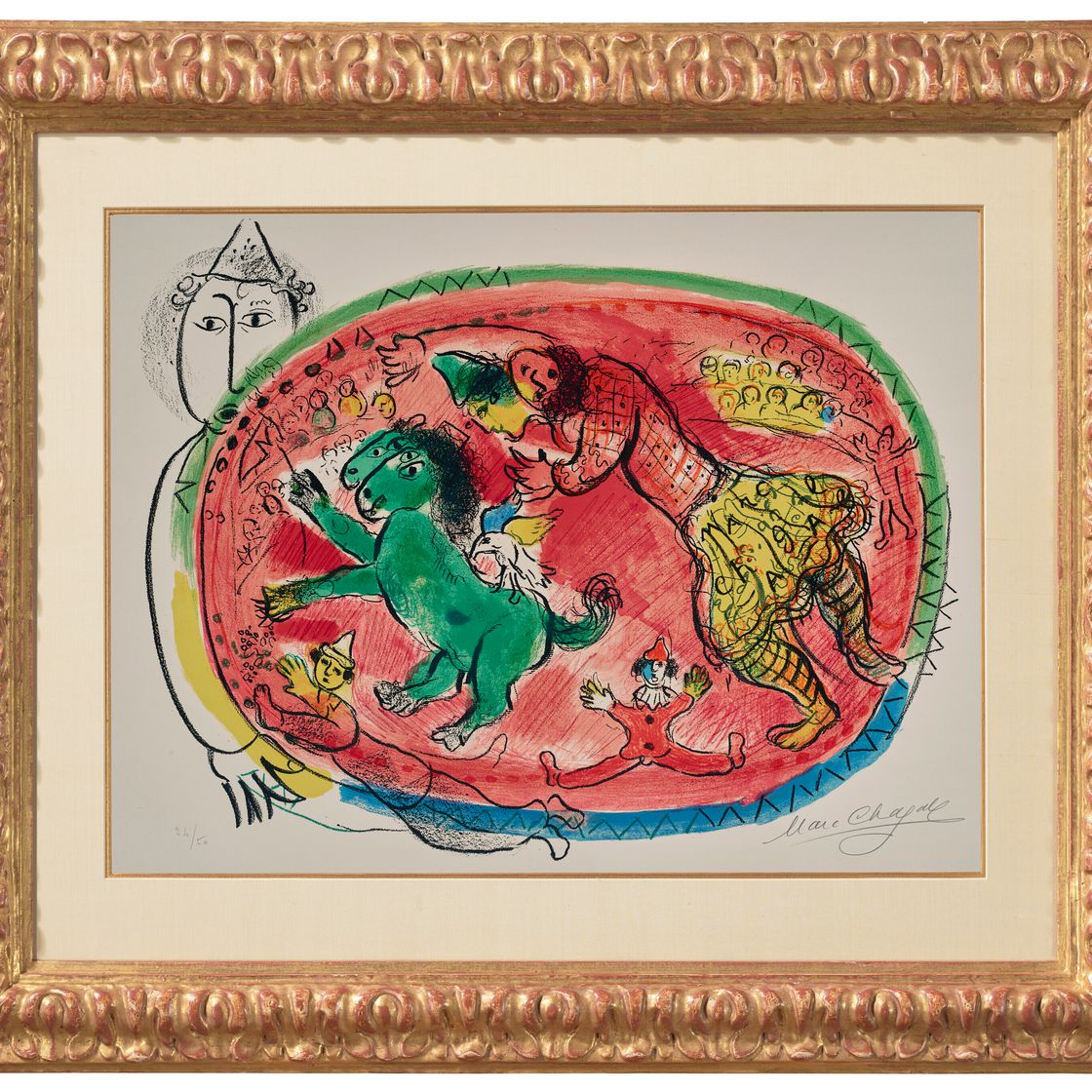 Marc Chagall — Красный круг, изображение 2