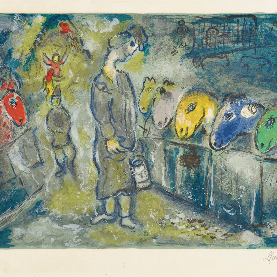 Marc Chagall — Le Cirque : одна тарелка