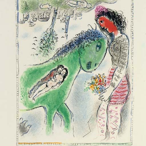Marc Chagall — Ле Шевалье Верт (M. 698)
