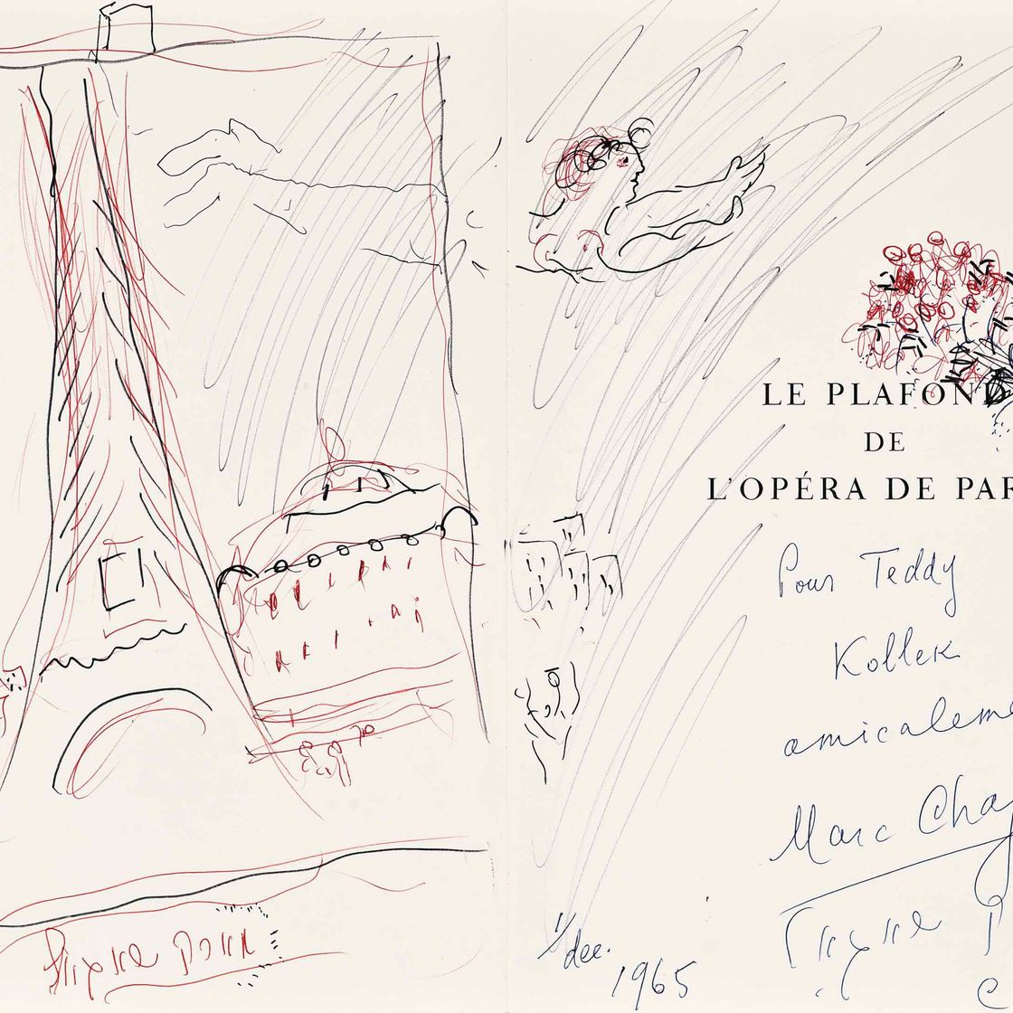 Marc Chagall — Дань уважения по-парижски коллекции Тедди