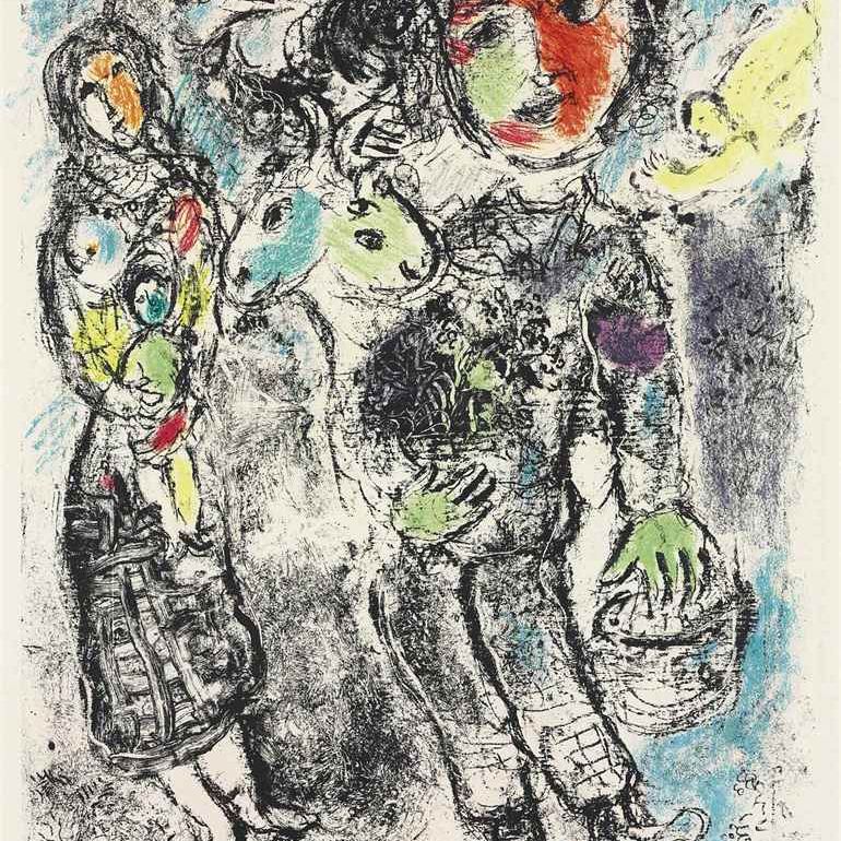 Marc Chagall — Платежная пара (M. 484)