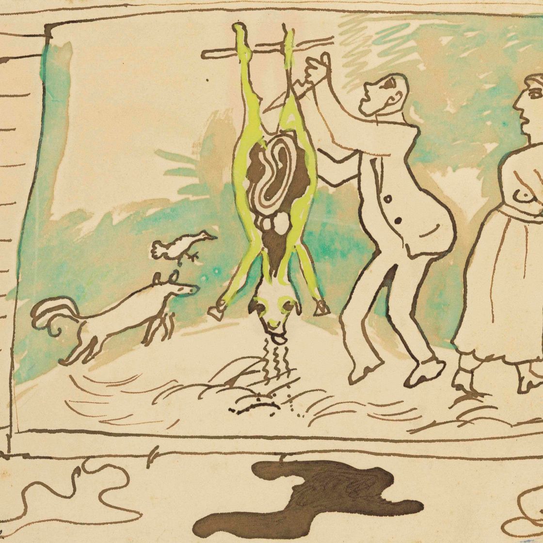 Marc Chagall — Сцена драки