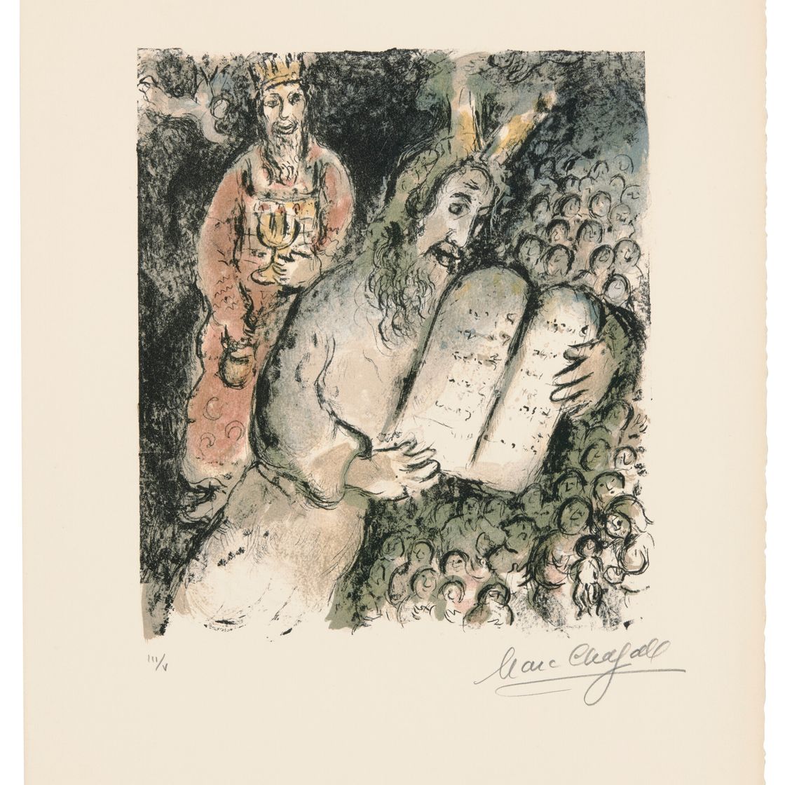 Marc Chagall — Моисей и Аарон