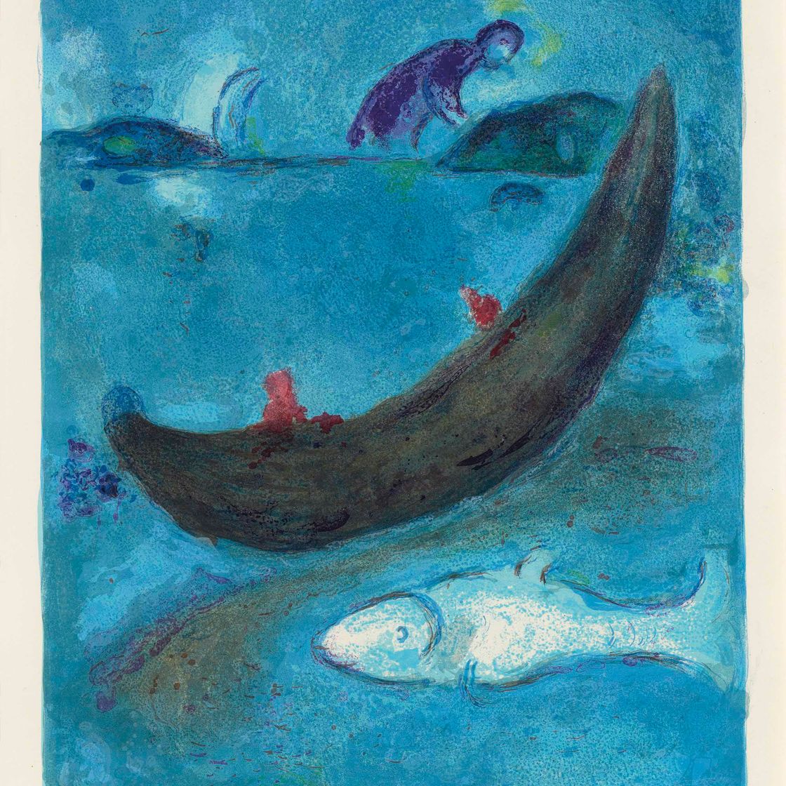 Marc Chagall — "Смерть Дофина и три тысячи лет спустя", от Дафниса и Хлои