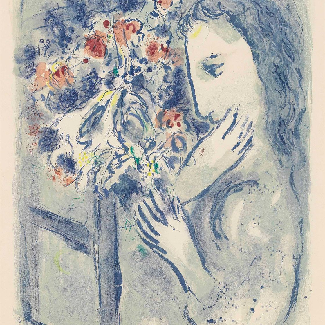 Marc Chagall — Женская прелесть из-за окна