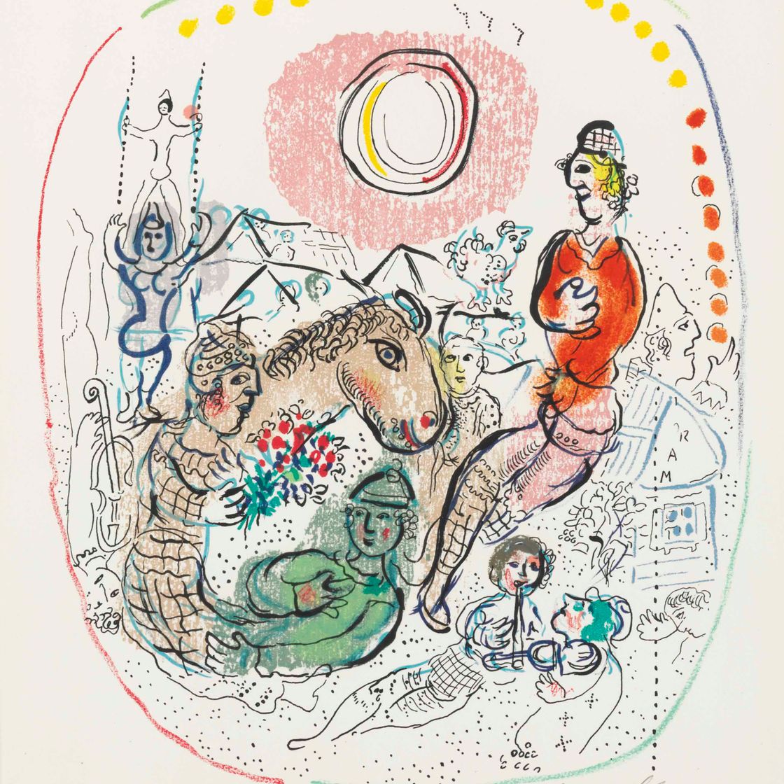 Marc Chagall — Дворец арлекинов (M. 553)
