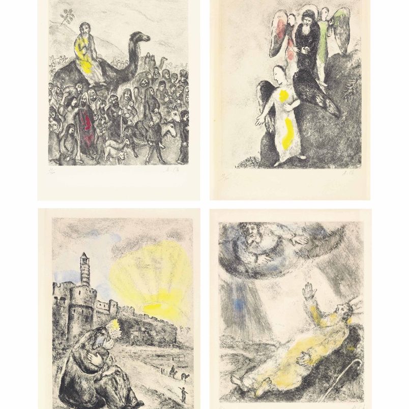 Marc Chagall — Библия : четыре гравюры