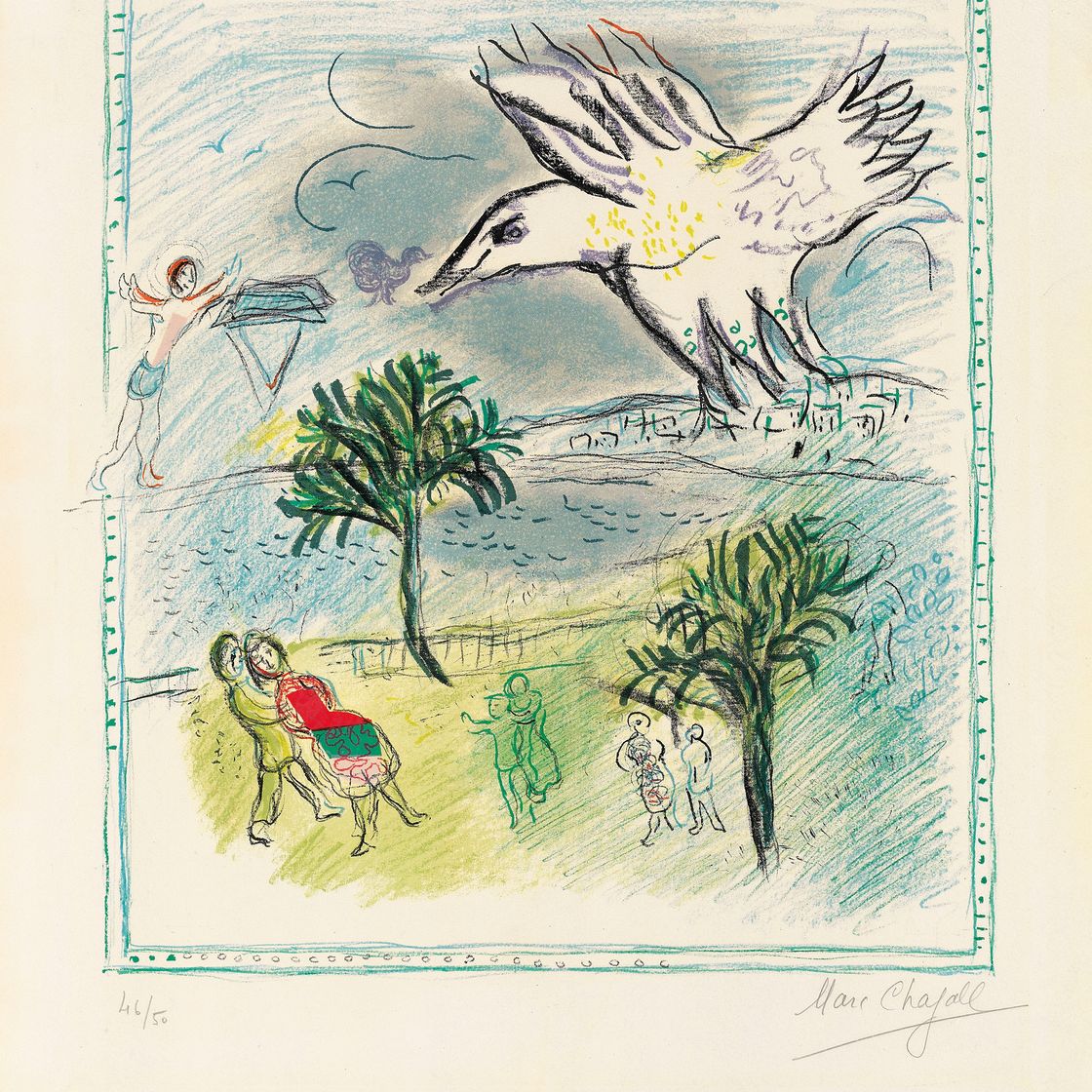 Marc Chagall — Набережная Гранд-Корниш (M. 485a)