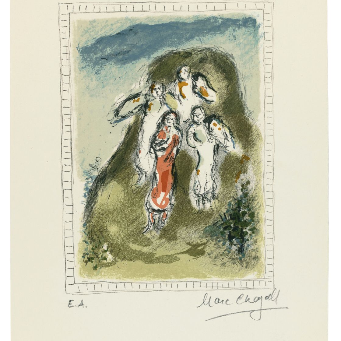 Marc Chagall — Три Ангела