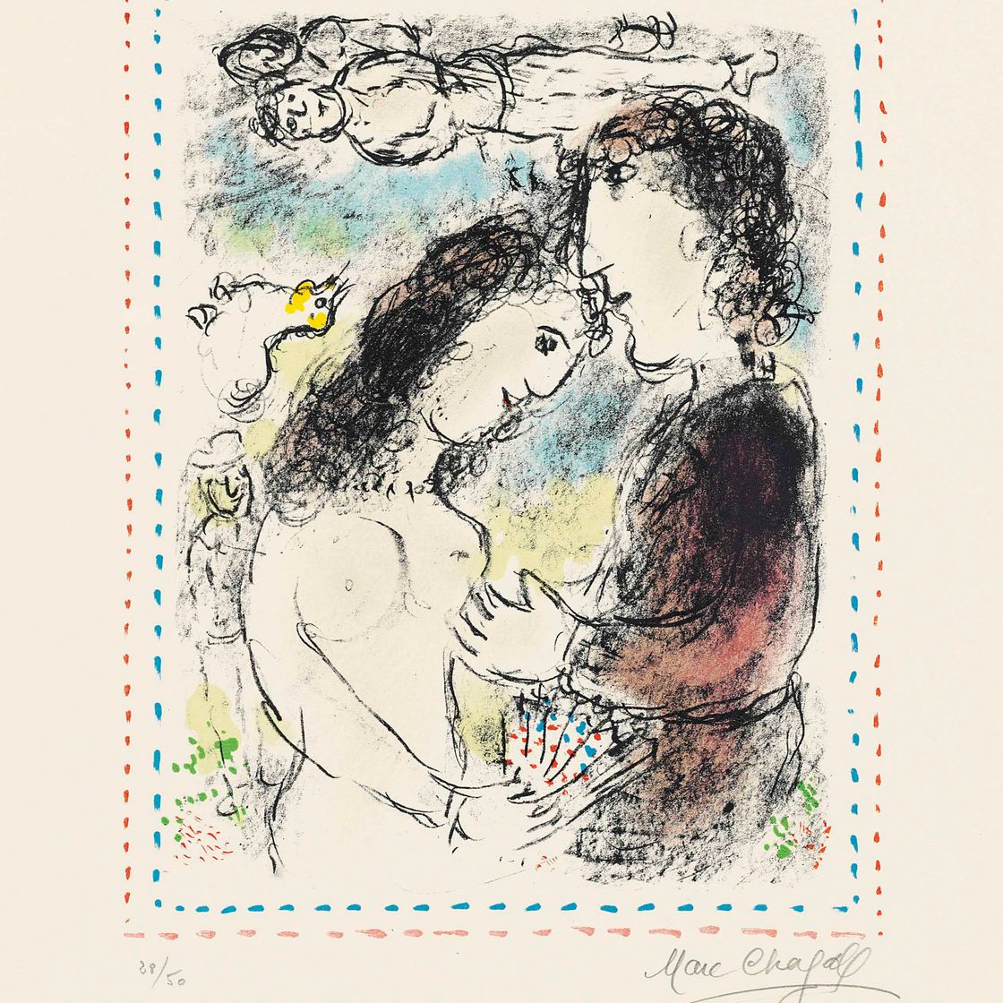 Marc Chagall — На заре любви