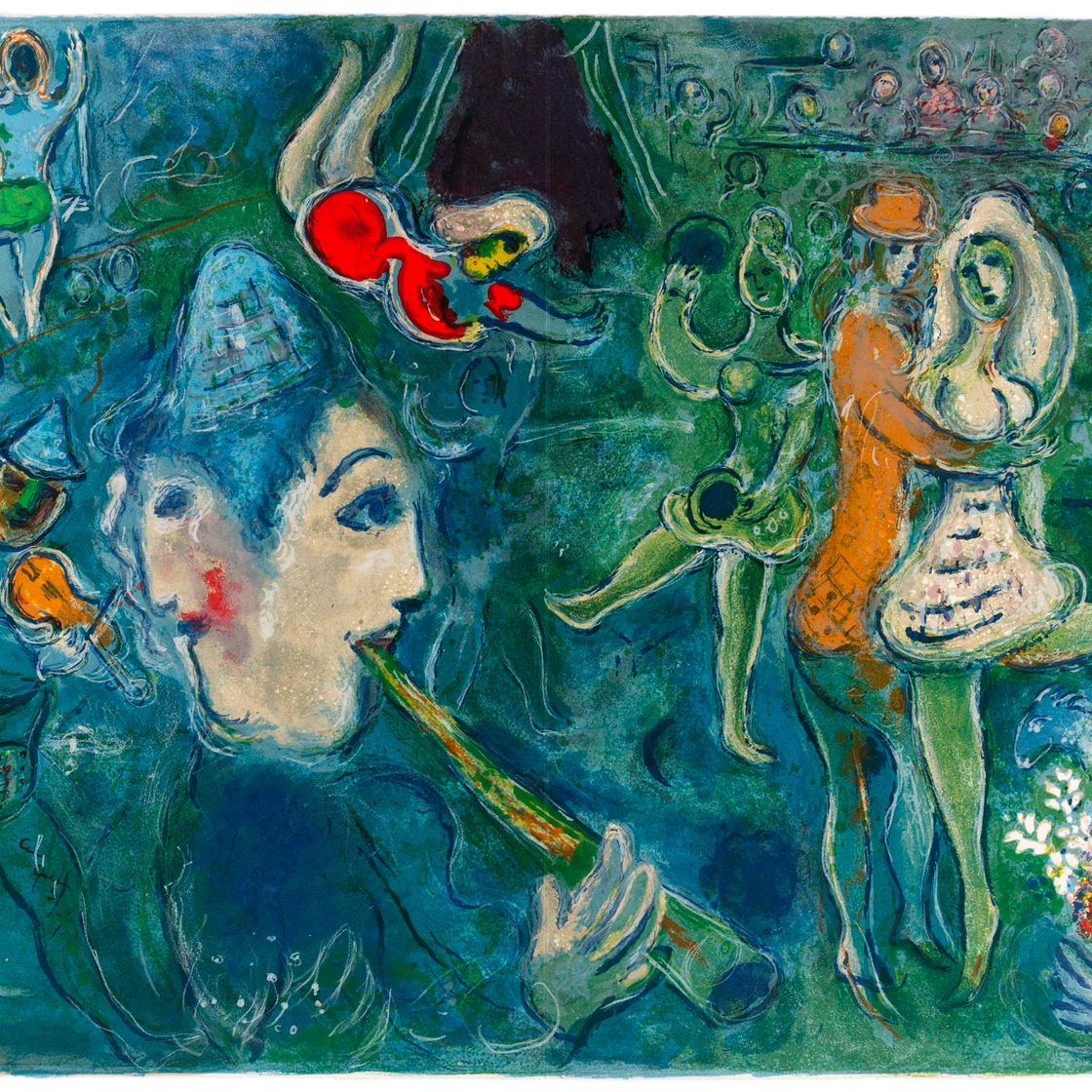 Marc Chagall — Le Cirque : одна тарелка