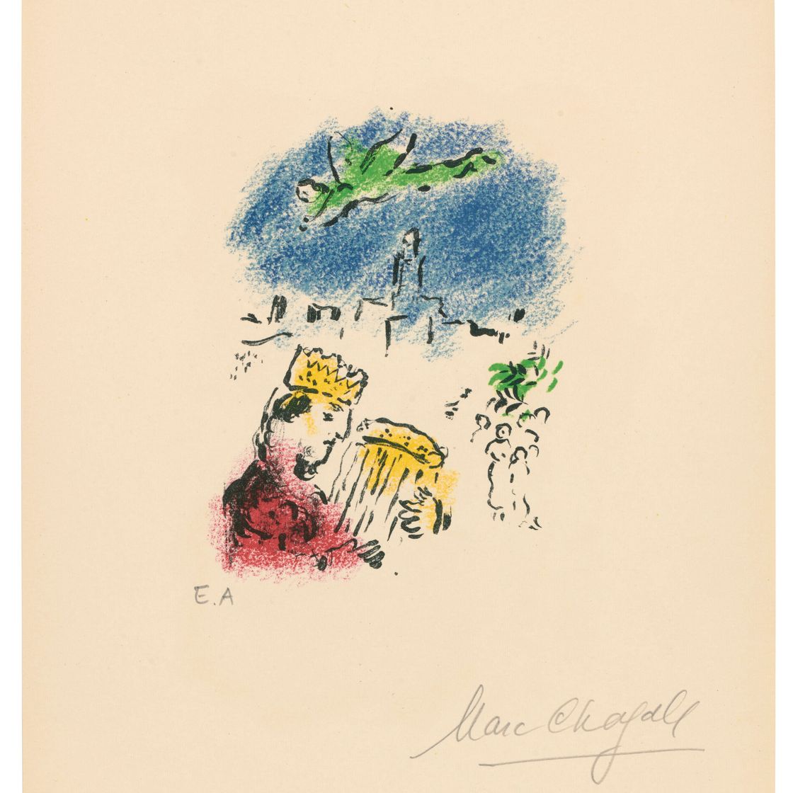 Marc Chagall — Дэвид