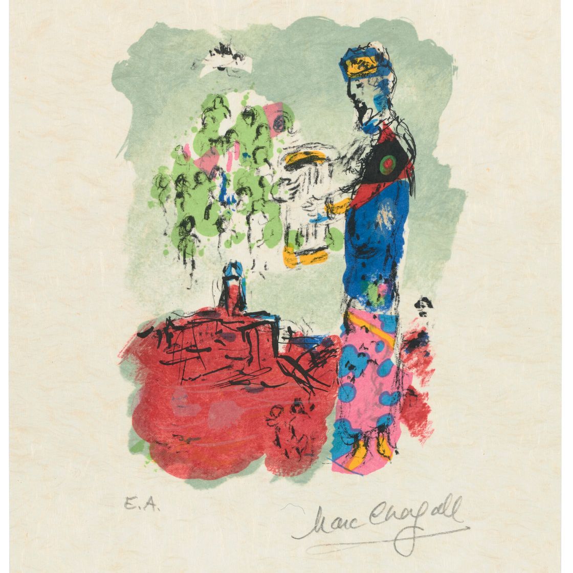 Marc Chagall — Тур де Давид