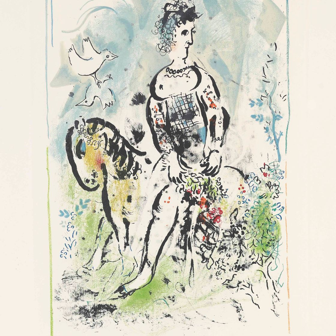 Marc Chagall — Лунный Пьеро (M. 574)