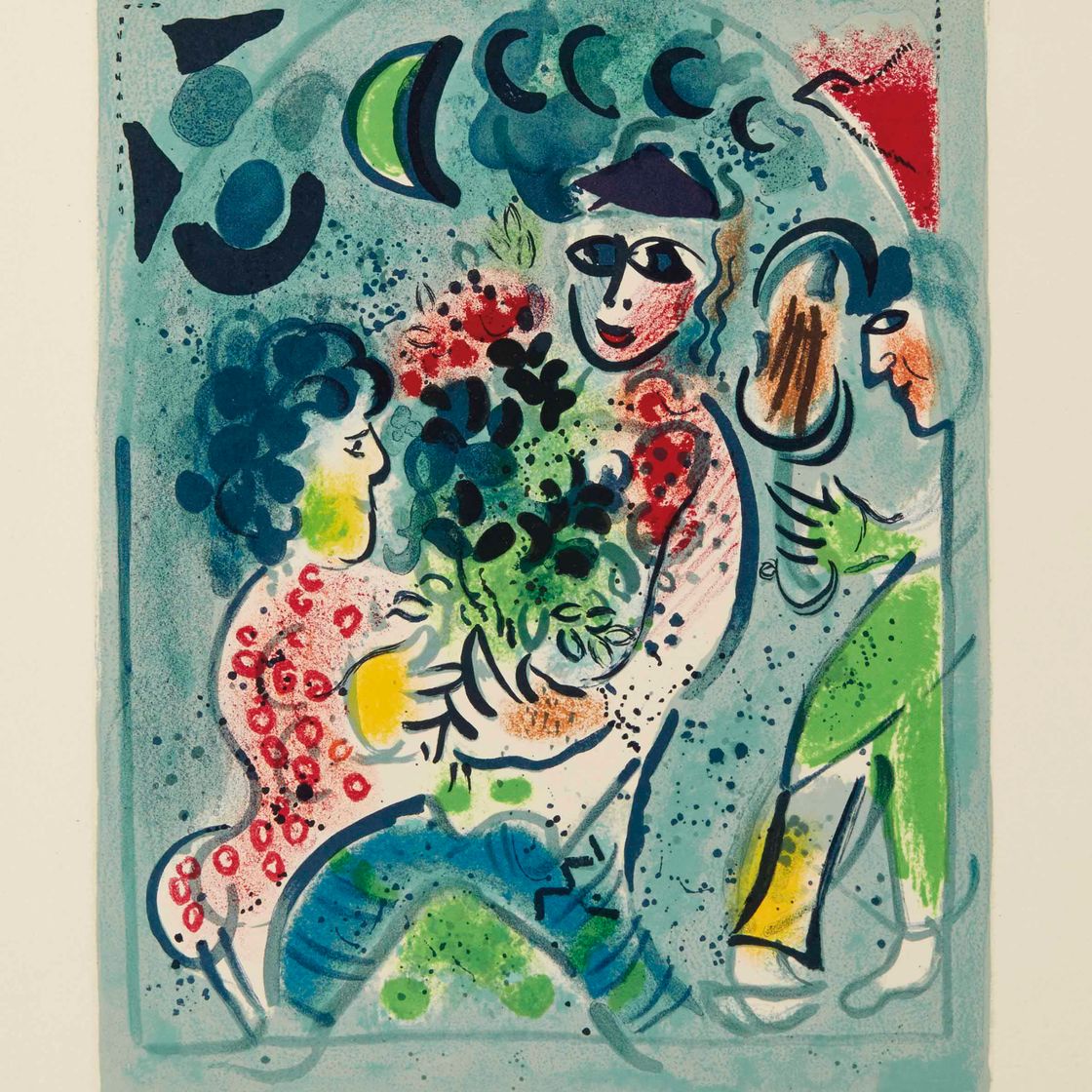Marc Chagall — Фронтиспис : литография Шагала, 1962-1968