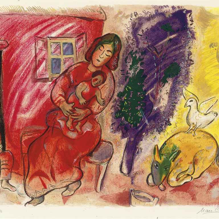 Marc Chagall — Материнство (Шарль Сорлье, 7 лет)