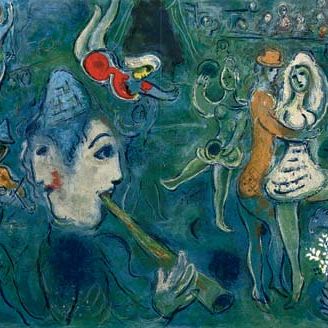 Marc Chagall — Одна пластинка из Cirque (M. 517; ср. С. books 68)
