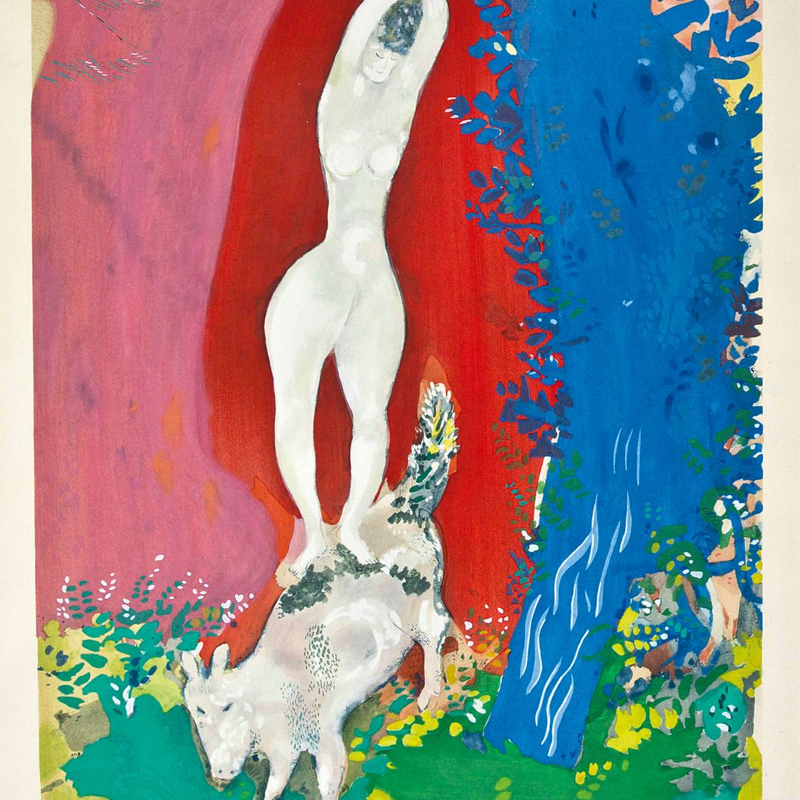Marc Chagall — Женщина из цирка
