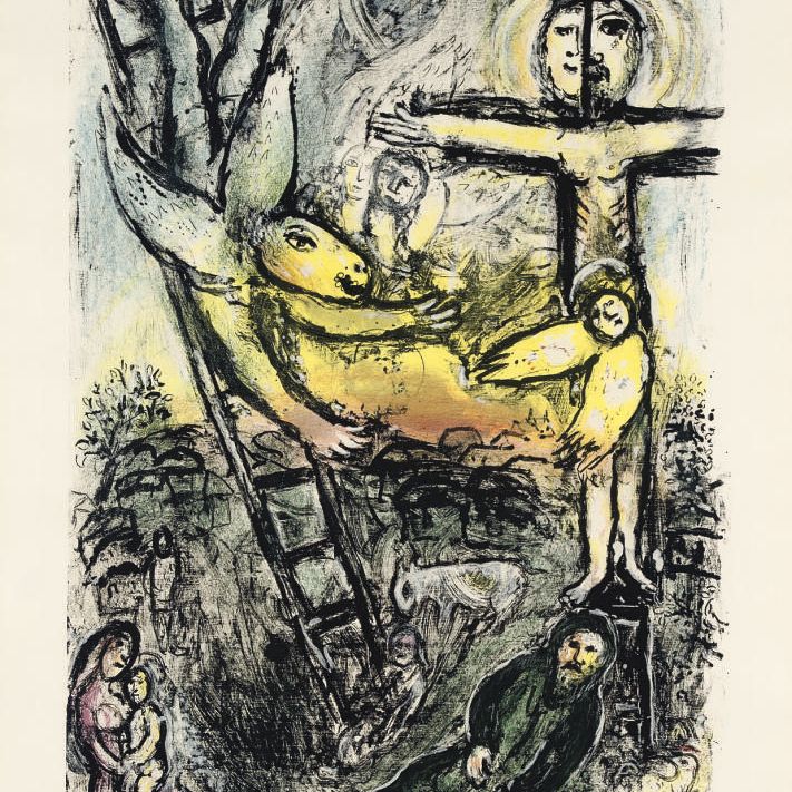 Marc Chagall — Вижен де Джейкоб (M. 625)