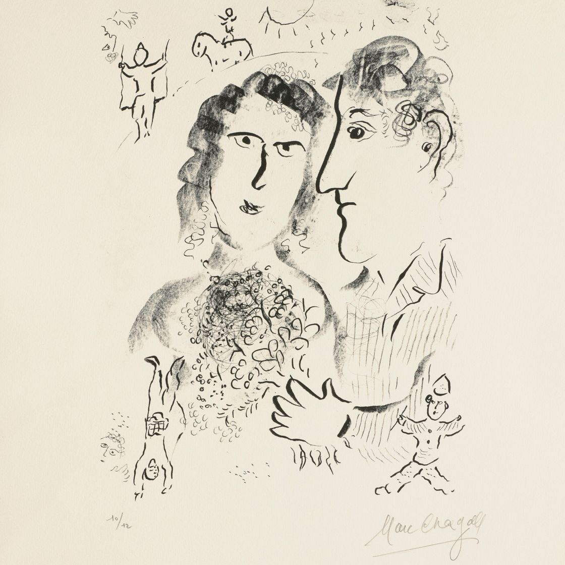 Marc Chagall — Фианасайль в цирке