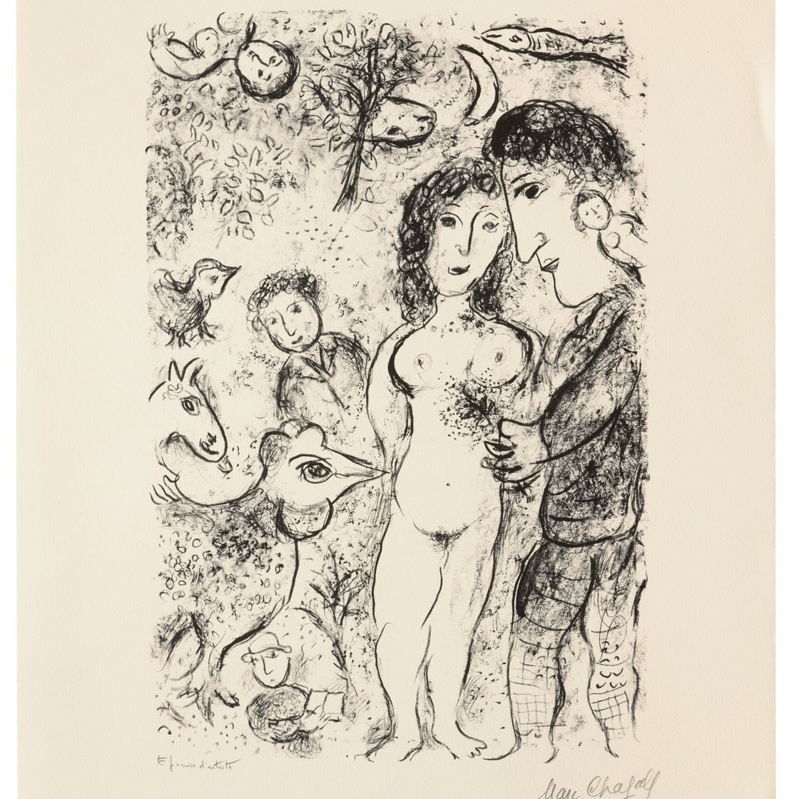 Marc Chagall — Сувенир для печати