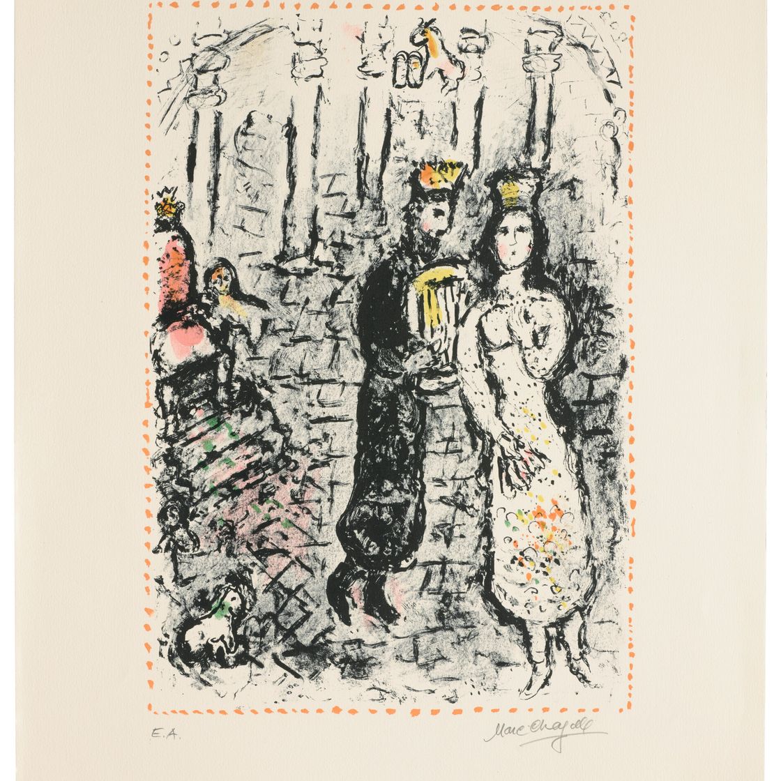 Marc Chagall — Трон Давида