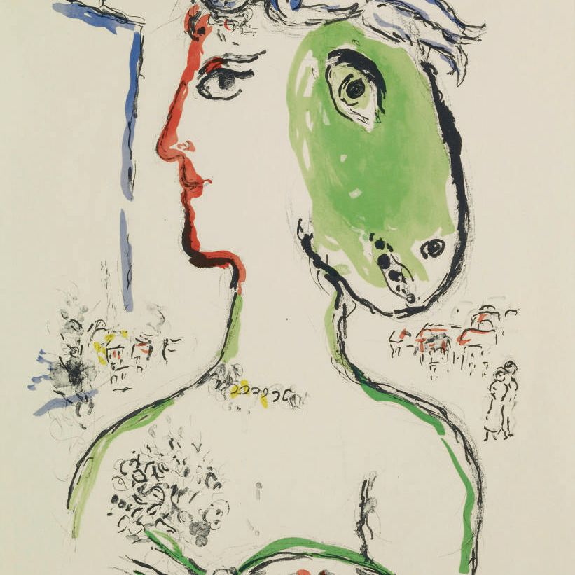 Marc Chagall — Художник Феникс (M. 648)