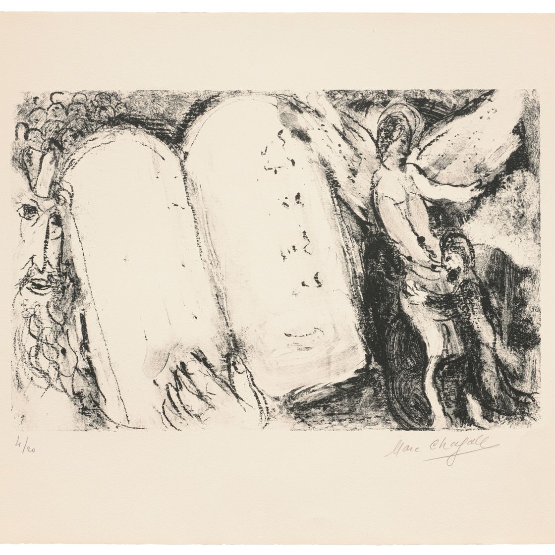 Marc Chagall — Видение Моисея