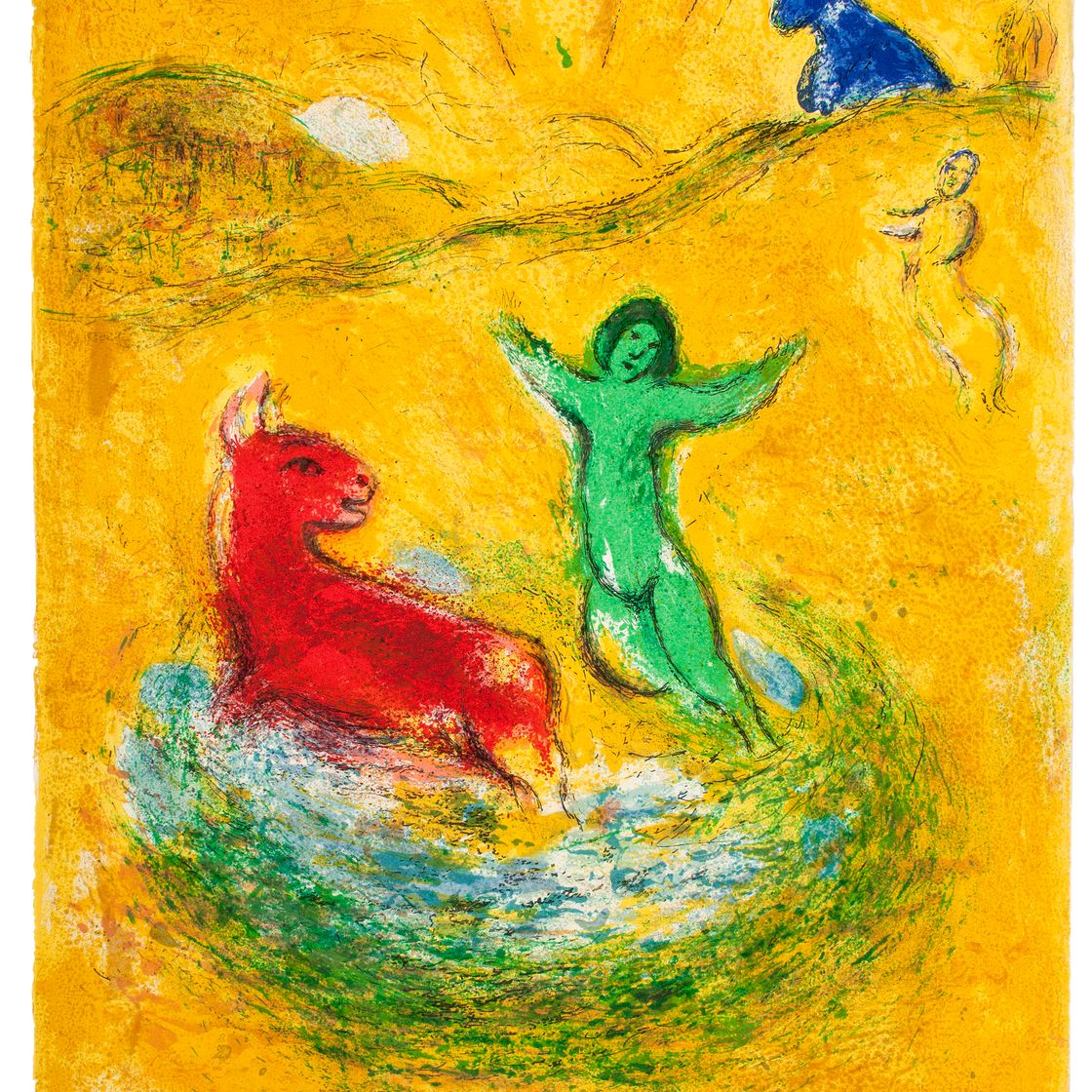 Marc Chagall — "Пьеса о лупах" из "Дафниса и Хлои"