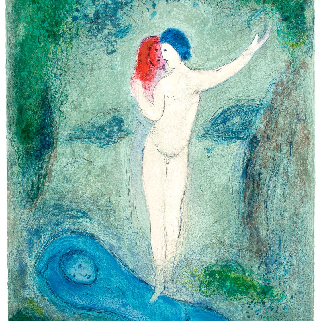 Marc Chagall — Повелитель Хлои, из "Дафниса и Хлои"