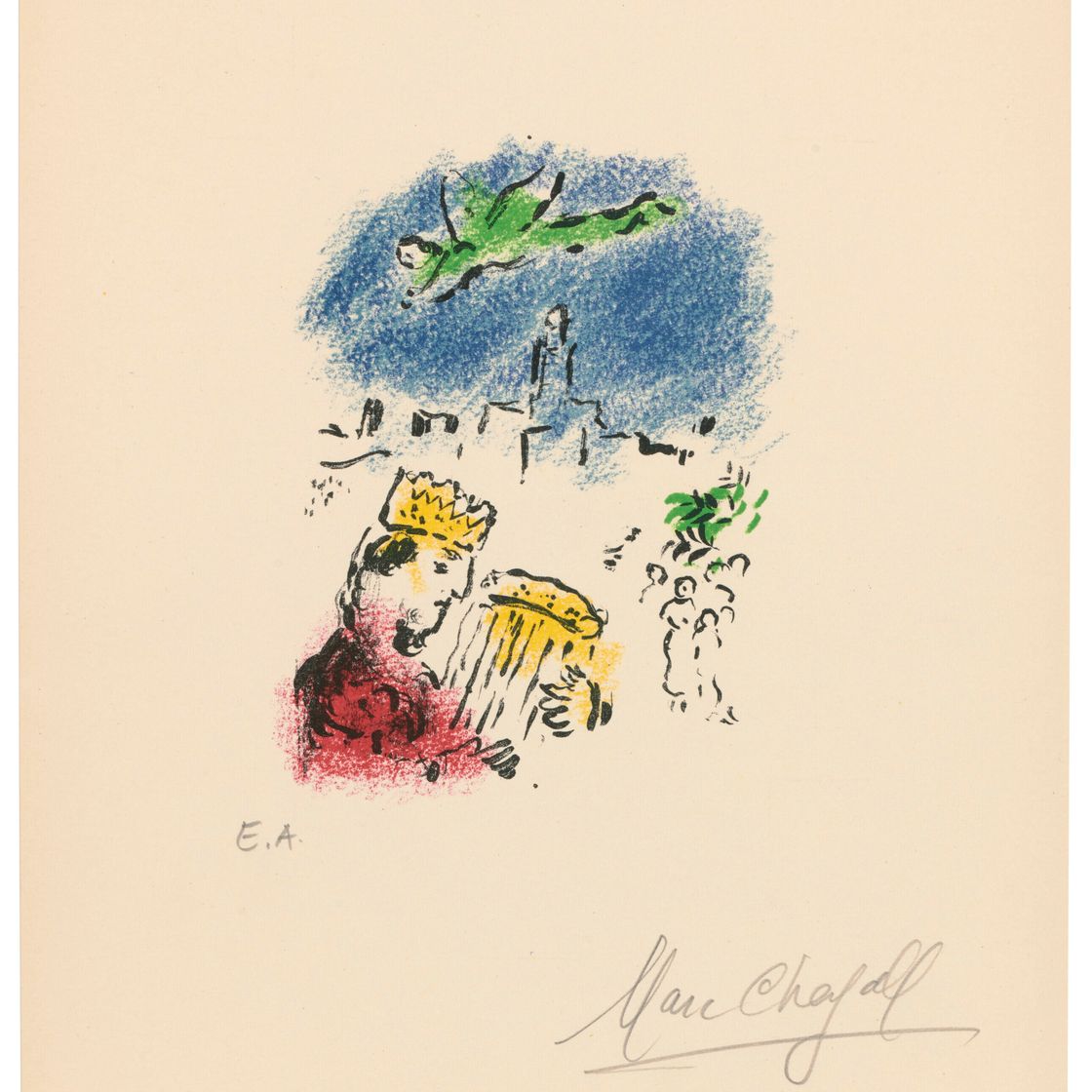 Marc Chagall — Дэвид